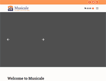 Tablet Screenshot of musicale.co.uk